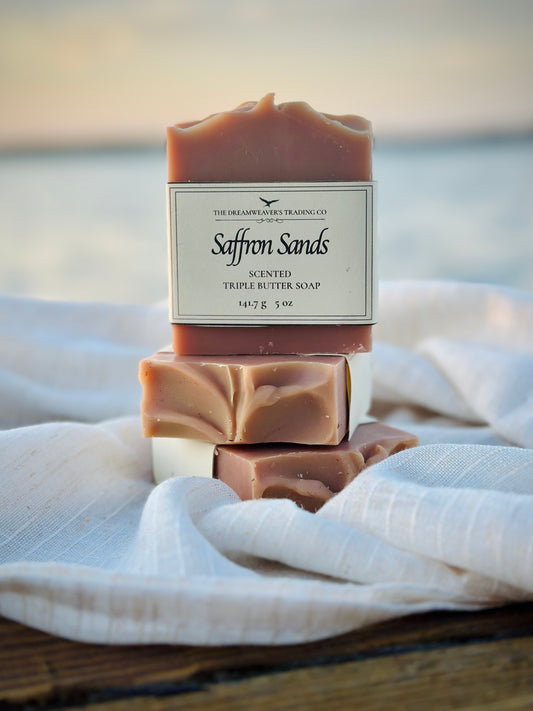 Saffron Sands Scented Triple Butter Soap